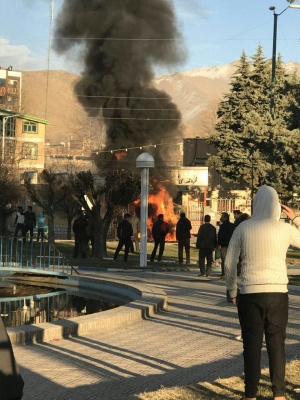 اعتراضات مردم تویسرکان- اعتراضات دی‌ماه ۱۳۹۶