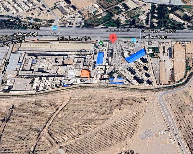 تصویر هوایی زندان دستگرد اصفهان