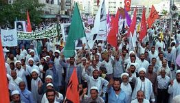 تظاهرات عوامل رژیم ایران در مکه