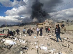 حمله به ستاد فرماندهی مرزبانی نزدیک به سنندج.jpg