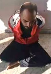 امجد یوسف پس از بازداشت