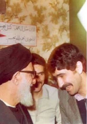 دیدار آیت الله طالقانی با مسعود رجوی و موسی خیابانی پس از آزادی از زندان