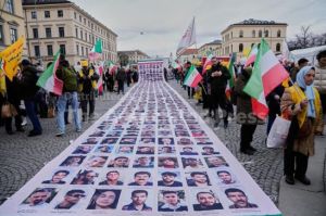 نمایی از تظاهرات مونیخ در ۲۴بهمن ۱۴۰۴